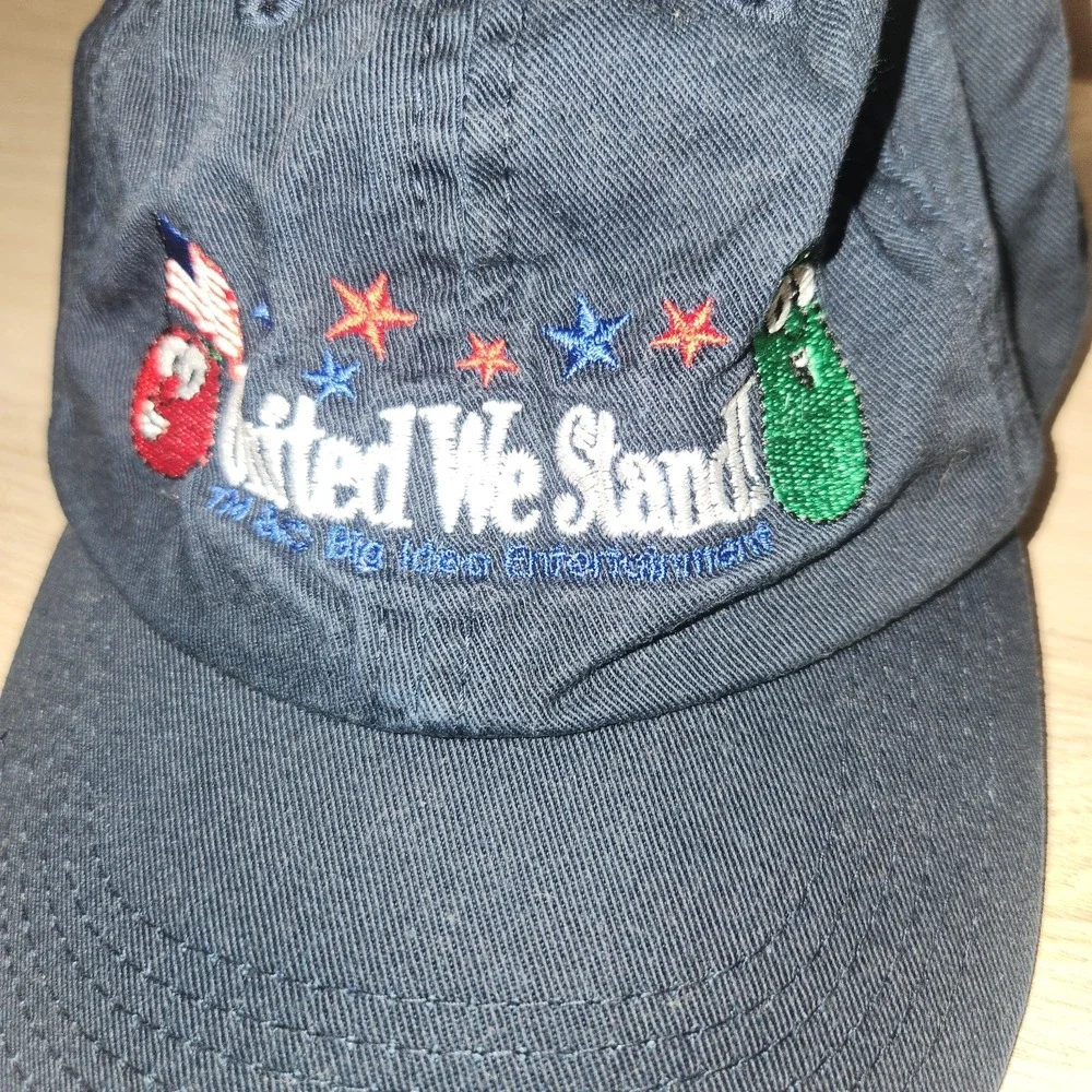 Vintage Veggie Tales‎ United We Stand Baseball Hat America Kids Y2K One Size